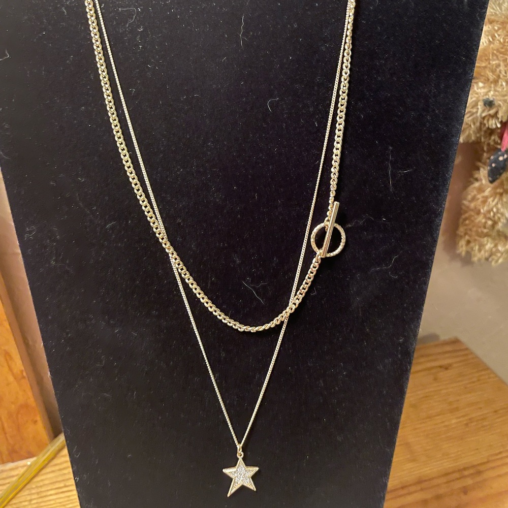 Park Lane gold star necklace from sparkle box